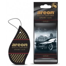 Ароматизатор Sport Lux картонна підвіска Золото (Gold) Areon