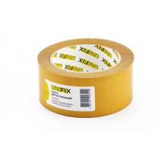 Стрічка клейка двостороння на поліпропіленовій основі50мм*25м UNIFIX