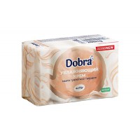 Мило туалетне тверде косметичне 4*70г екопак Dobra Зволожуючий крем