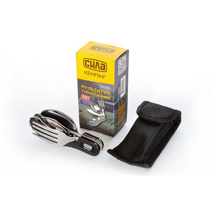 Мультитул туристический 5 в 1 СИЛА