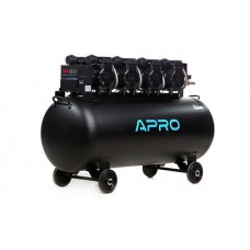 Компрессор восьмицилиндровый безмасляный OFE-200 8Бар 4х1.5 кВт 950 л/мин 200л (2 крана) APRO