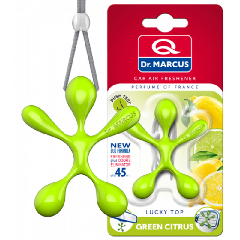 Ароматизатор LUCKY TOP цитрус (Green Citrus) (підвіс)