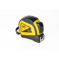 Рулетка обрезиненная 5м*19мм (автостоп, двойной зацеп) СИЛА