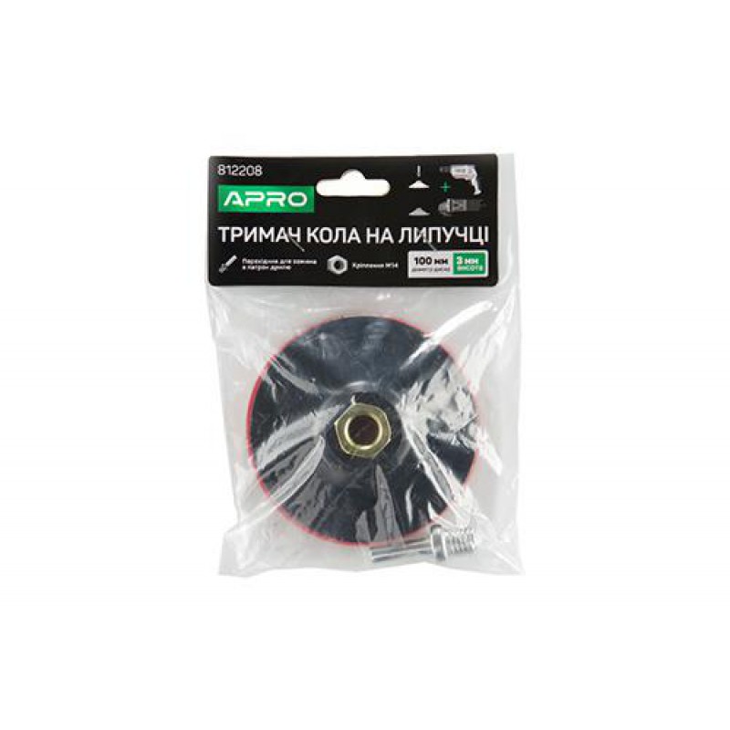 Держатель круга на липучке 100*3мм APRO