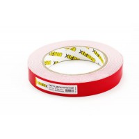 Лента клейкая двухсторонняя на вспененной основе 19мм*5м белая UNIFIX