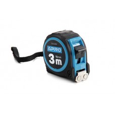 Рулетка магнитная обрезиненная 3мх16мм APRO