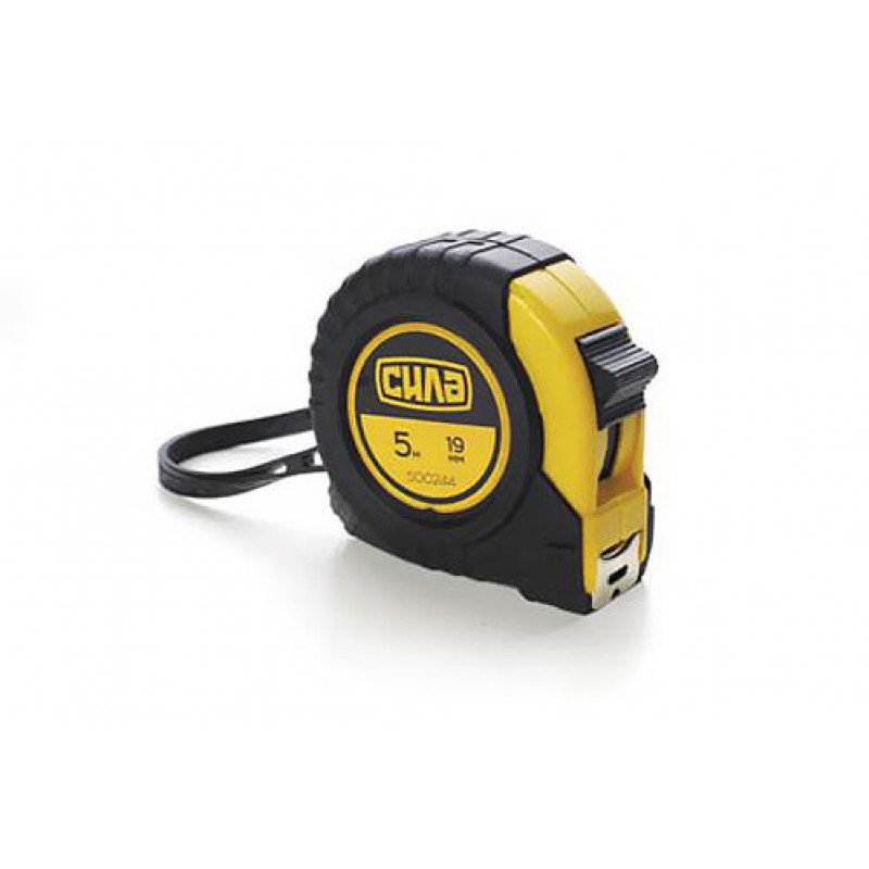 Рулетка обгумована Стандарт 5м*19мм СИЛА