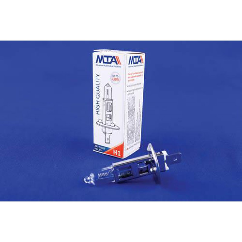 Лампа автомобільна H1 24V 100W P14.5S (ближня/дальня, протитуманна) MTA