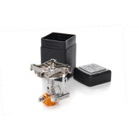 Портативная газовая горелка для кемпинга Мини складная с пьезоподжигом 70*58*81мм СИЛА