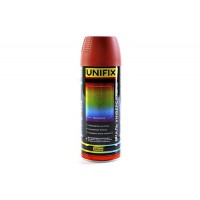 Эмаль универсальная акриловая премиум RAL3011 глянец вишневый 400мл UNIFIX