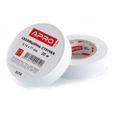 Ізоляційна стрiчка біла 0.14х17мм 20м (пачка, кратно 10шт) APRO