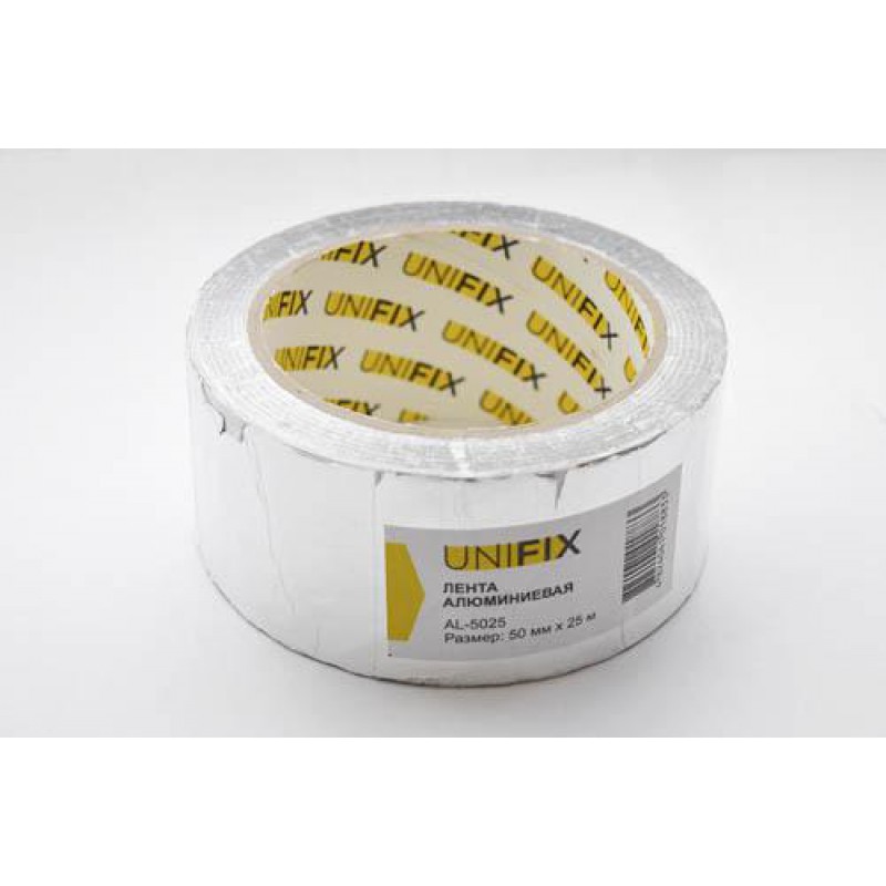 Стрічка клейка алюмінієва 50мм*25м UNIFIX