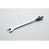 Ключ рожково-накидной шарнирный CrV 8мм СИЛА