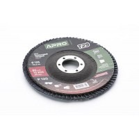 Круг лепестково-торцевой циркониевый Р120 конус 125мм (Т29) (КЛТ) APRO