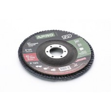 Круг лепестково-торцевой циркониевый Р120 конус 125мм (Т29) (КЛТ) APRO