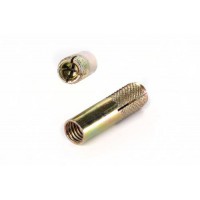 Дюбель забивний сталевий М10/12х40 цинк жовтий (пач. 20 шт.) APRO