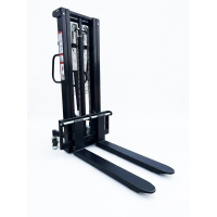 Штабелер гідравлічний GTM 1500кг, підйом-2,5м, довжина вил 1,1м, колір - чорний
