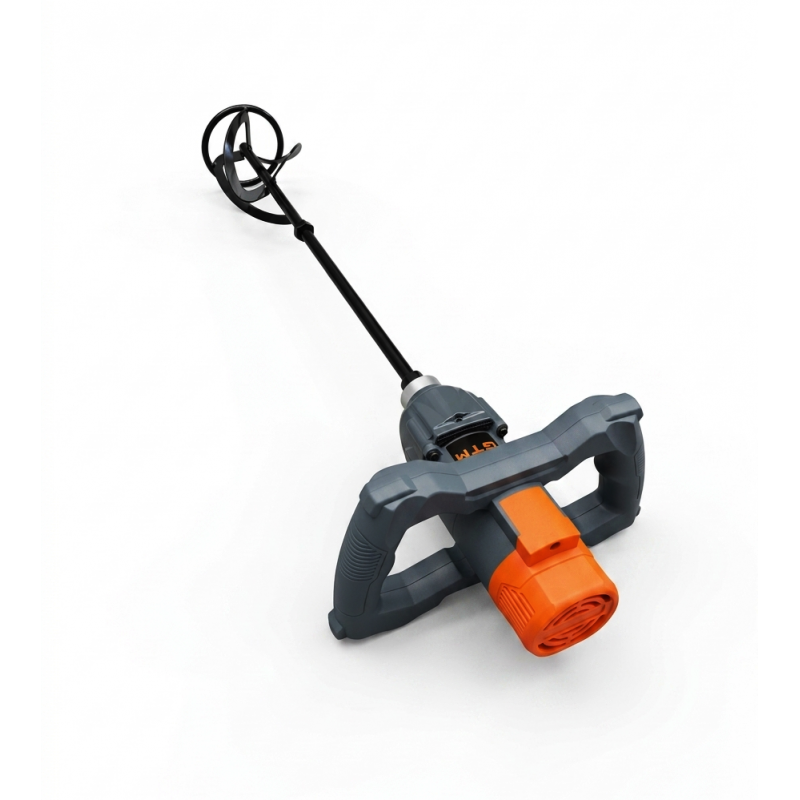 Міксер GTM МХ-60/1200, 1200Вт, М14, 1 швидкість 180-700об/хв, розбірний вінчик 120мм