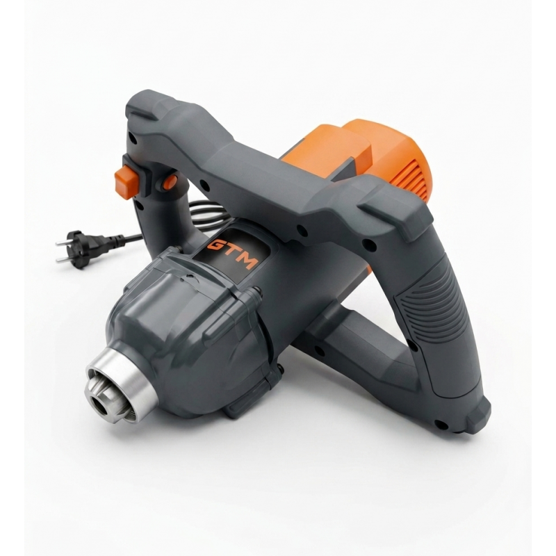 Міксер GTM МХ-60/1200, 1200Вт, М14, 1 швидкість 180-700об/хв, розбірний вінчик 120мм