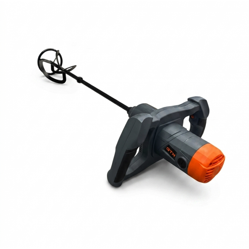 Міксер GTM MX-80/1400, 1400Вт, М14, 2 швидкості, 180-400об/хв, 300-700об/хв, розбірний вінчик 120мм