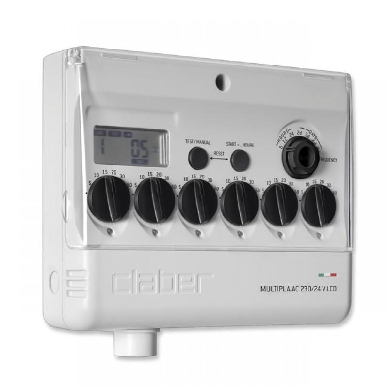 Таймер подачи воды MULTIPLA AC 220/24 V LCD