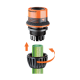 Коннектор 1/2"- 5/8" аквастоп для поливочного шланга Ergogrip