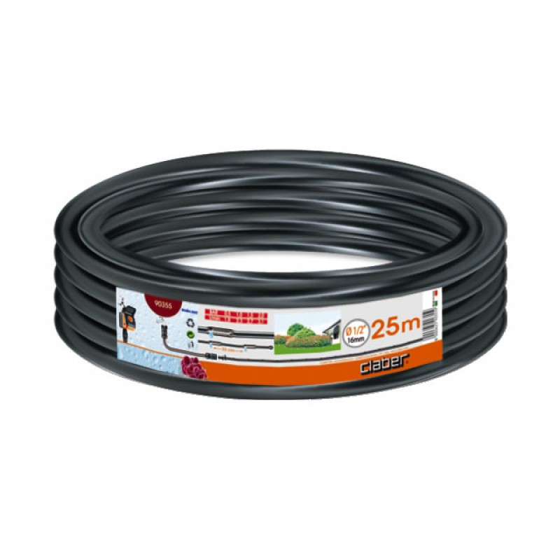 Трубка капельного полива 16мм 1/2" DRIPPER 25м Claber