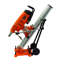 Бурильна установка DK-406/3 5,5 кВт 550об/хв  зі стійкою та нахилом 45°