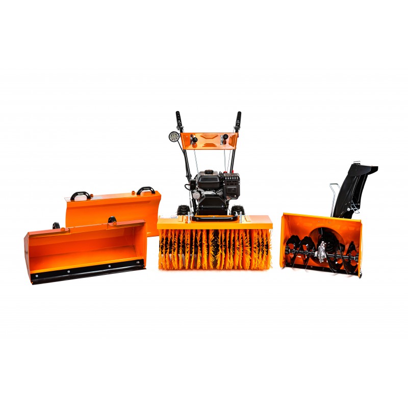 Підмітальна машина бенз. GTM SW800E, 6к.с., ширина щітки 800мм, діаметр 345мм, 5вперед/2назад, електростарт