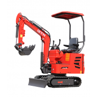 Мініекскаватор гусеничний 1000кг/1,76м гл.копання/дизель 10,2к.с GTM