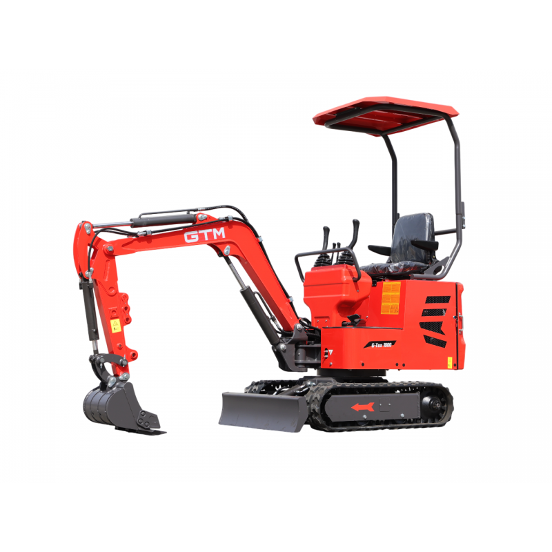 Мініекскаватор гусеничний 1000кг/1,76м гл.копання/дизель 10,2к.с GTM
