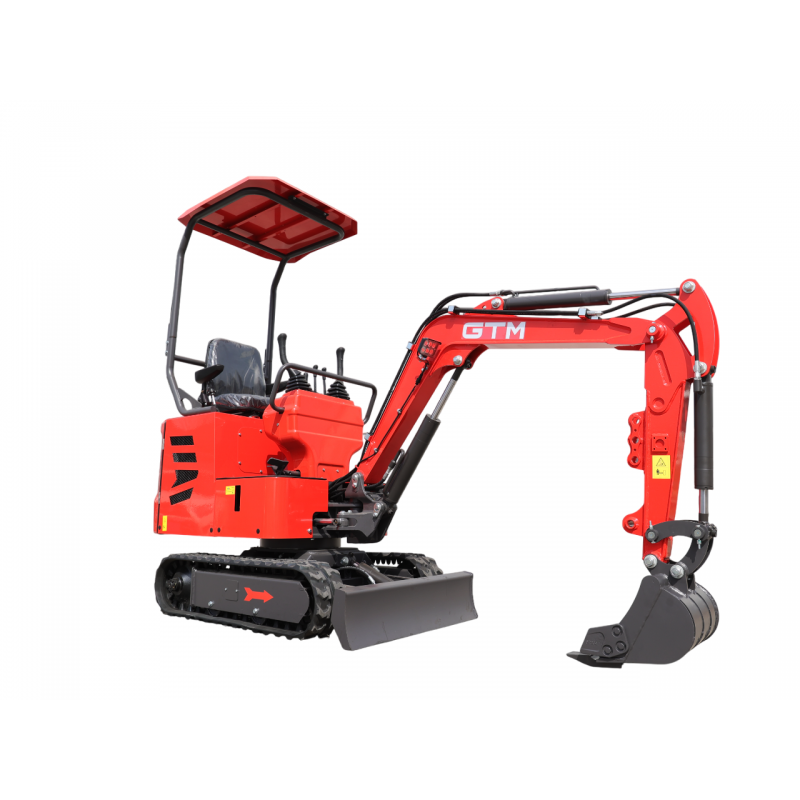 Мініекскаватор гусеничний 1000кг/1,76м гл.копання/дизель 10,2к.с GTM