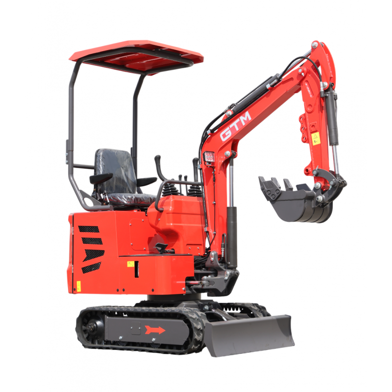 Мініекскаватор гусеничний 1000кг/1,76м гл.копання/дизель 10,2к.с GTM
