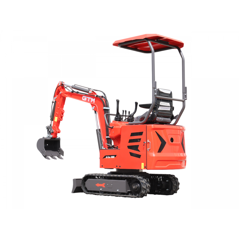 Мініекскаватор гусеничний 1000кг/1,76м гл.копання/дизель 10,2к.с GTM