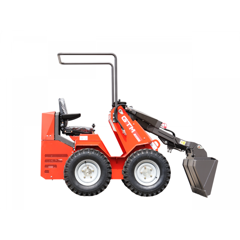 Минипогрузчик колесный 238/600кг/дизель.11,7л.с. GTM