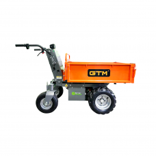Тележка строительная самоходная на колесах GTM (дампер) 500кг/акк.32Ah