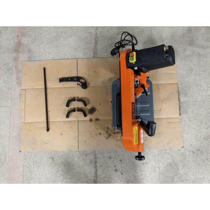 Верстат стрічкопильний GTM GFW 4013 230В 400Вт макс.різ 90/45градус d125/80мм швид.полотна 38-80м/хв