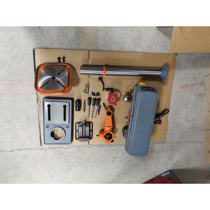 Верстат свердлильний GTM ZJ4116 230В, 550Вт, патрон безключевий 16/МТ2