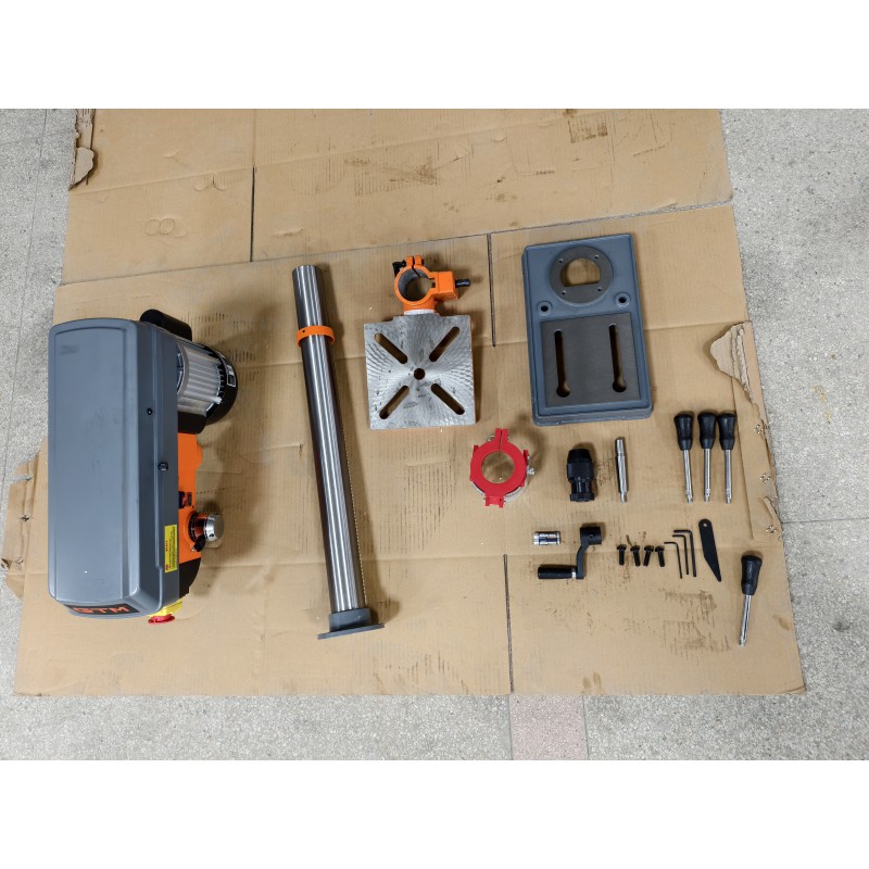 Верстат свердлильний GTM ZJW4113Z 230В, 750Вт, патрон 13мм безключовий