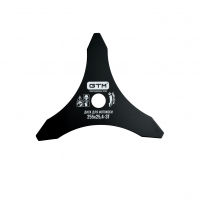 Диск для мотокоси трьохпелюстковий GTM 255 мм для скошування трави та бурьянів