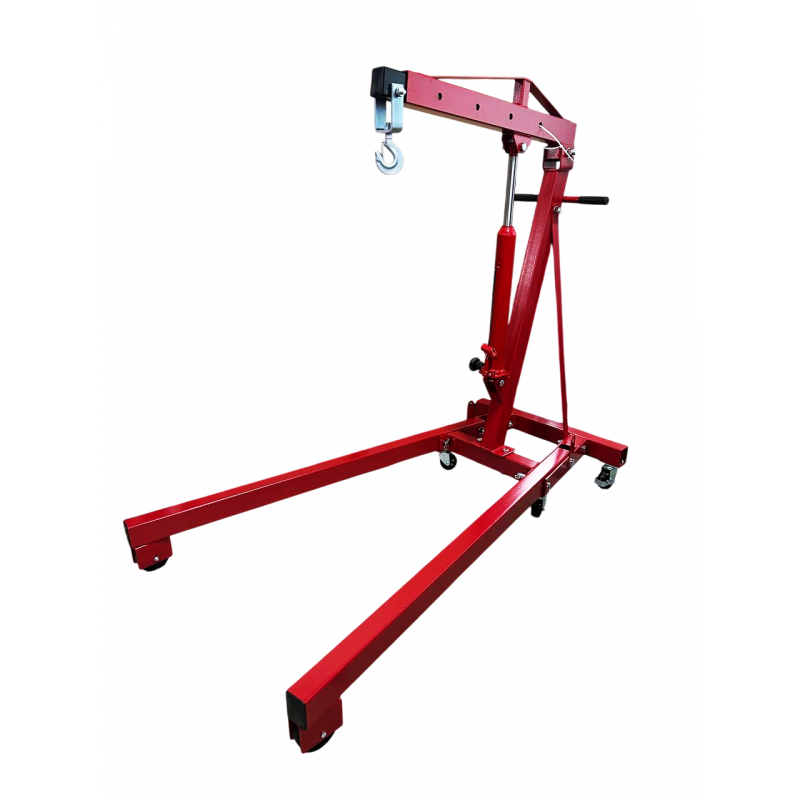 Кран гідравлічний підкатний складний 2т для зняття двигуна GTM