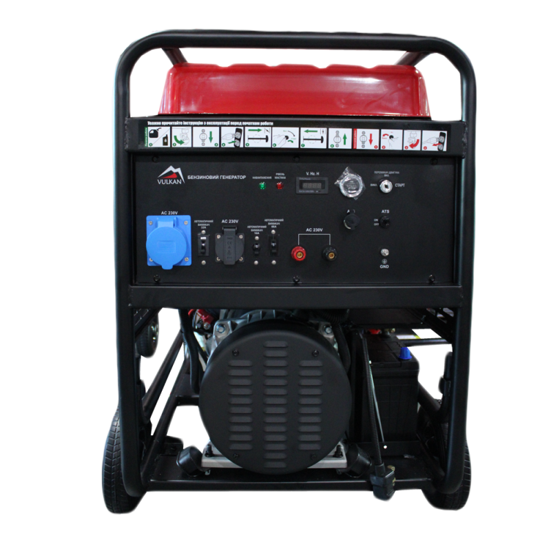 Генераторная установка VULKAN SC18000-III 1ф 15 кВт, эл.старт, бак-60л, кнопка