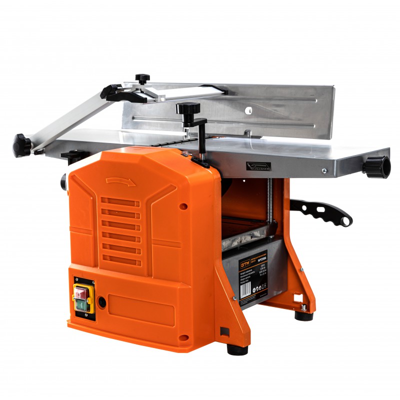 Фуговально-толщиностругальный (рейсмусный) GTM станок WPT200A 1250Вт (2 в 1)