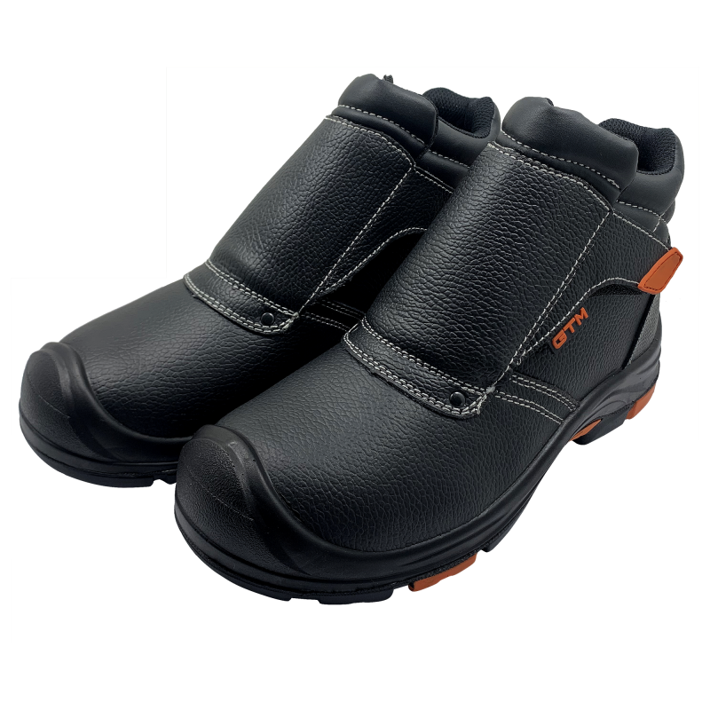 Ботинки сварщика р.45 по мет. носком и каучуковой подошвой GTM SM-072