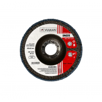 Круг лепестковый тарелчатый 125*22 Р-40 VULKAN INOX