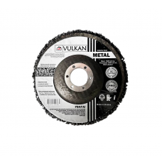 Круг зачистный 125*22 черный пористый мягкий (для снятия краски) VULKAN
