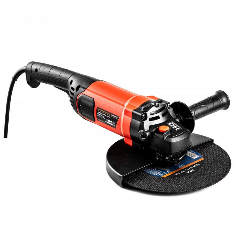 Углошлифовальная машина (болгарка) GTM 230мм AG230/2300HD 2300Вт, 6500об/мин, пл.пуск