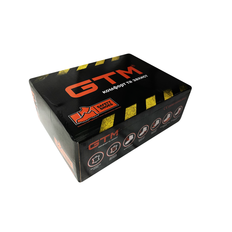 Ботинки рабочие утепленные GTM р.46 с композ.носком на шнурках S3 SRC Comfort