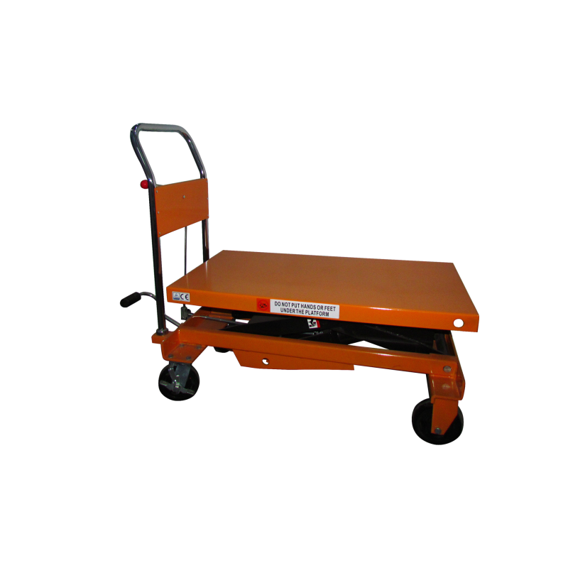 Стіл-платформа VULKAN вантажопідйомний гідравлічний 1000кг/1м SYTJ-100, колір-жовтий