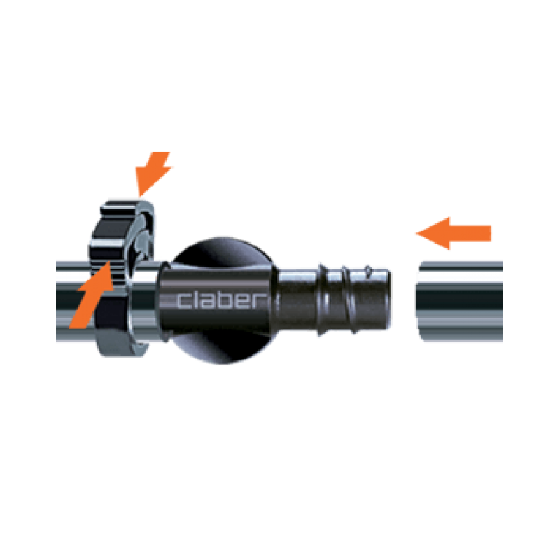 Хомут 16мм для капельной трубки 1/2"(10шт)